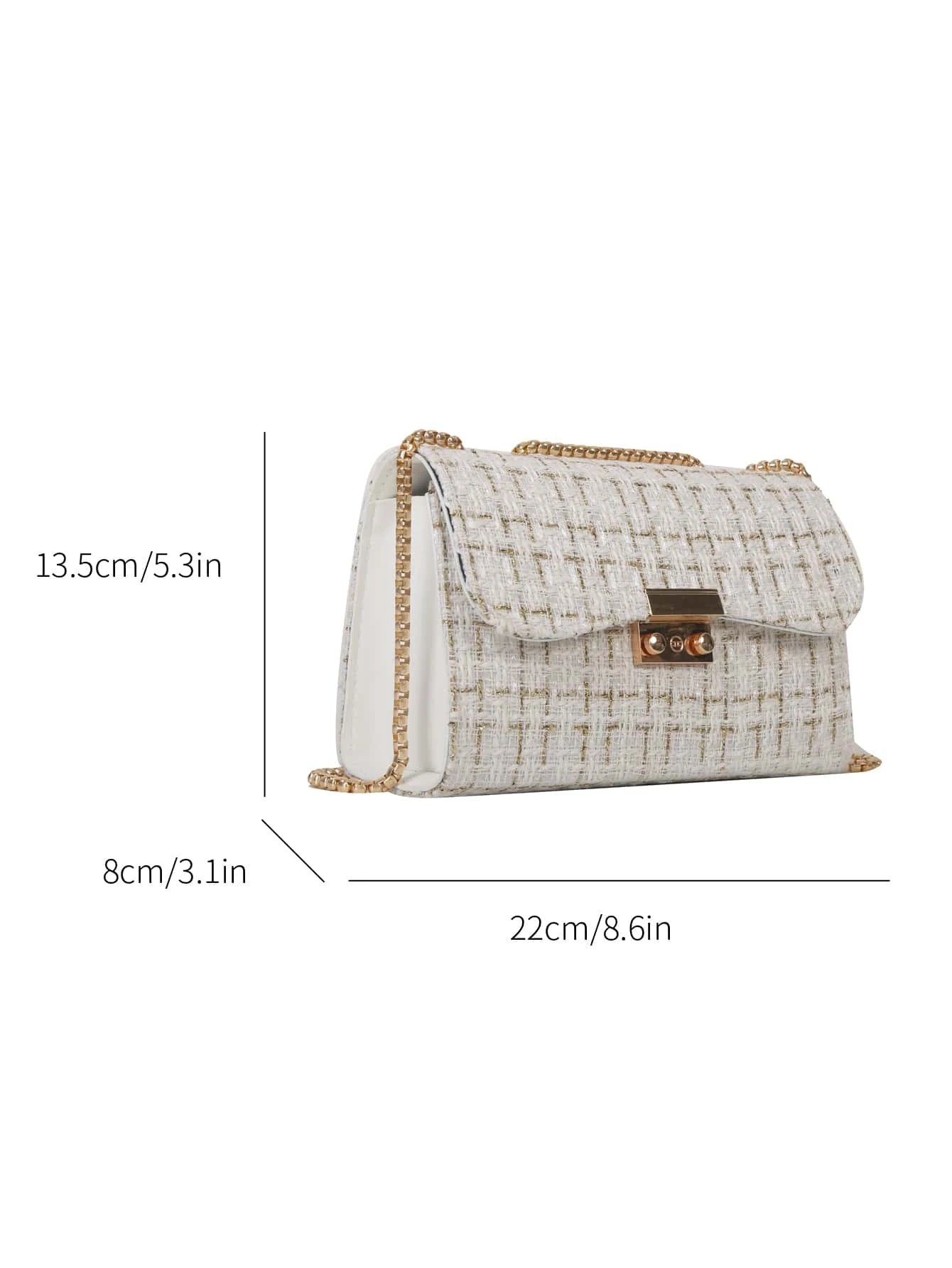 Klep gold handbag