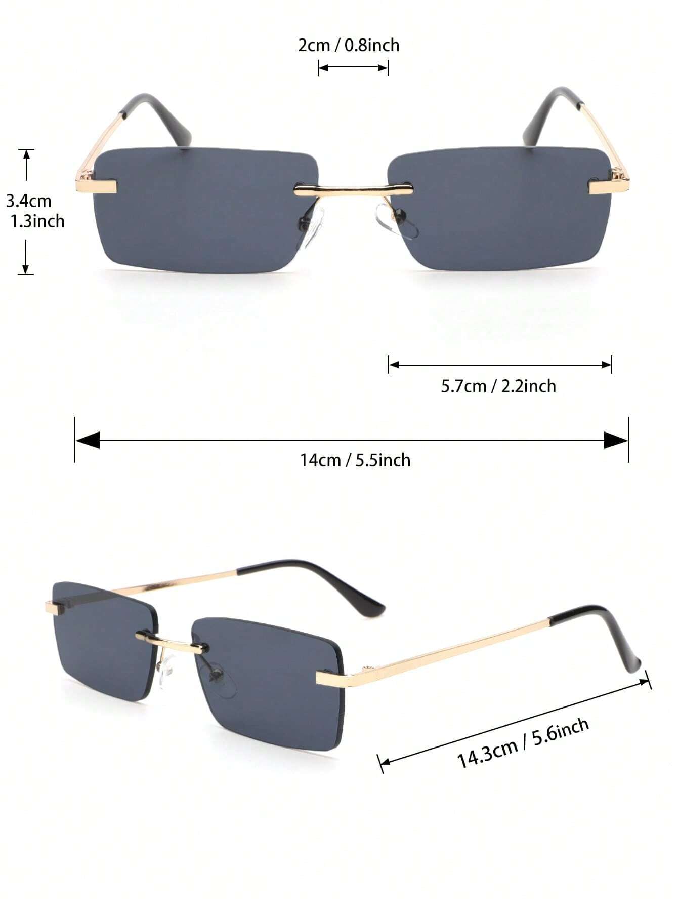 1pc Vrouwen Vierkant Frame